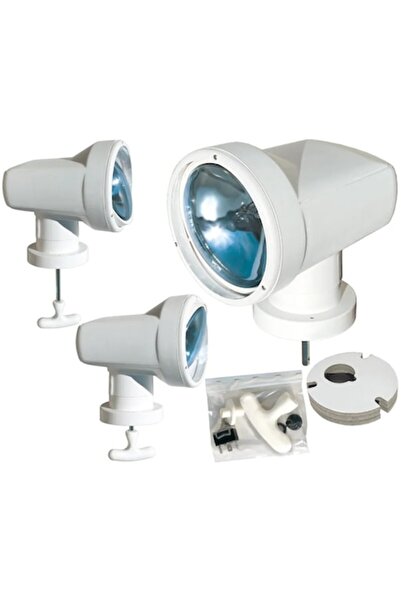 GFN Marine spotlight, gfn, 100W, adjustable, white ABS, 24V