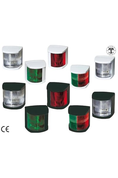 GFN Lumini de navigație ABS pentru ambarcațiuni de peste 20 m - verde/roșu, c...