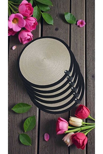 trendtrade American Servis Runner 6-Piece Presentation Placemat Dowry Set Kni...