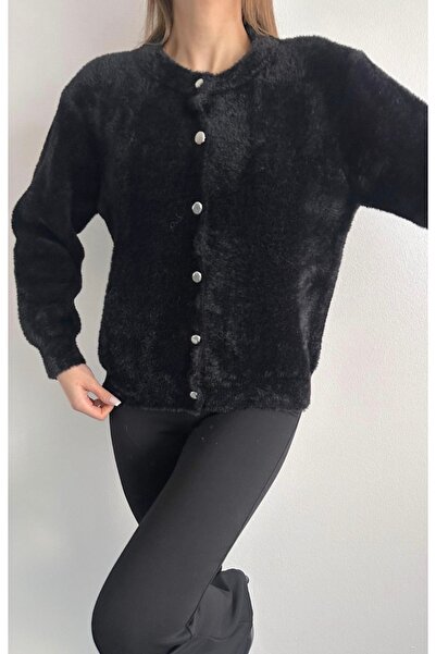 fujya Snap Fastener Beard Knitwear Cardigan