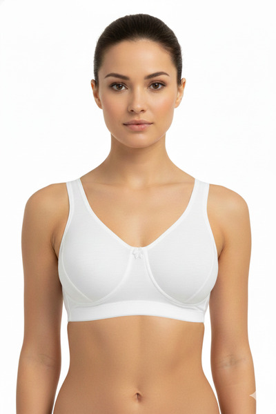 EBRULİ LİNGERİE قميص نصف داخلي من القطن الممشط لامبادا