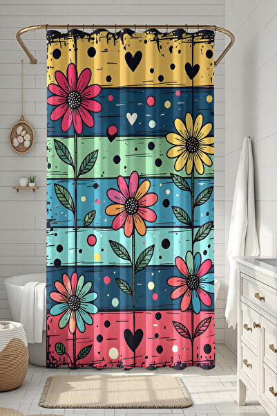 Moud's Κουρτίνα μπάνιου, Κουρτίνα ντους με σχέδια κινουμένων σχεδίων, κουρτίν...