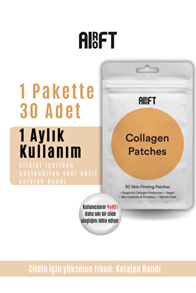 Kolajen Bandı – Cilt Elastikiyeti ve Yenilenmesini Destekleyen Bant 30 Adet Yeni Nesil