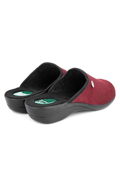 Muya Darcie Anatomical Heel Is Upright. Women's Slippers Burgundy