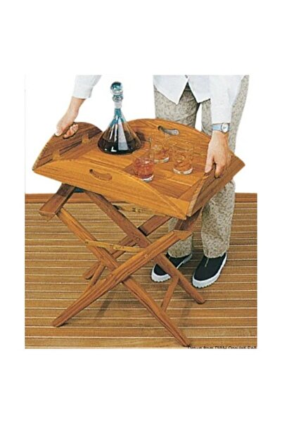 OSCULATI Masă detașabilă din lemn de tec ARC, 80x60x53 cm