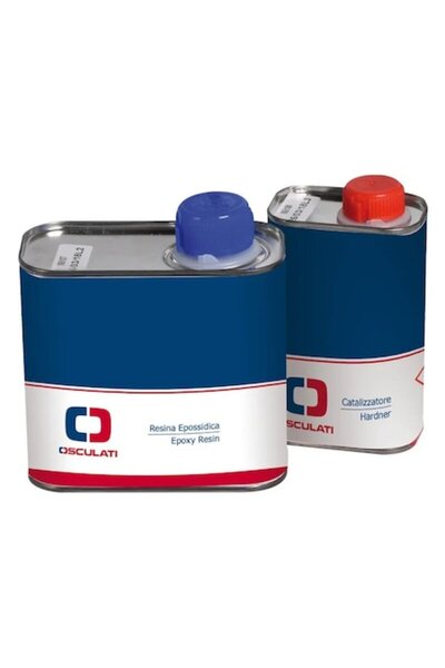 OSCULATI 0750 Rășină epoxidică bicomponentă pentru lipirea și repararea fibre...