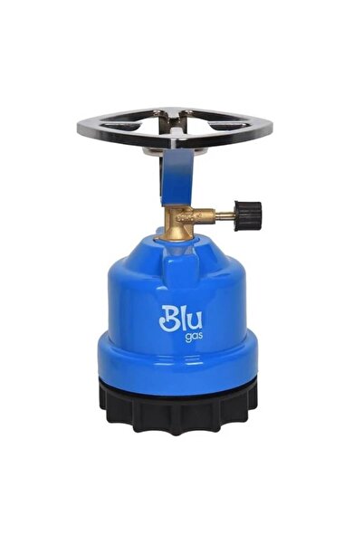 Tessari Camping Stove with Blue Plastic Base