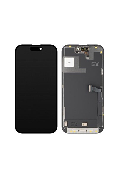 GX Display cu Touchscreen pentru Apple iPhone 14 Pro cu Rama Versiune OLED IC...