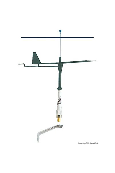 TNG Outdoor Indicator de vânt Glomex pentru antenă VHF RA106/109, plastic cu ...