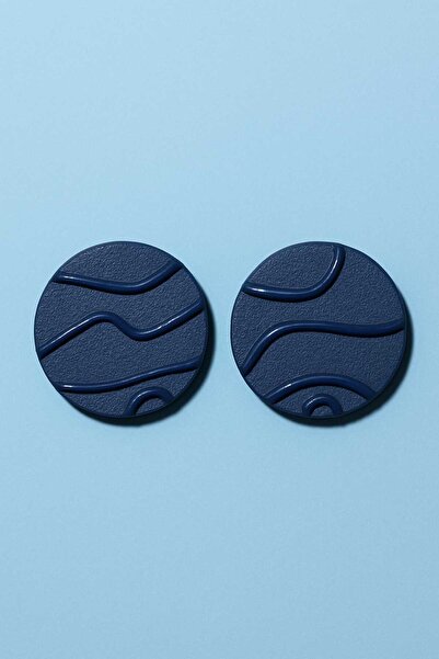 kaikosa Special Design, Handmade Polymer Clay Dark Blue Color Design Light Ha...