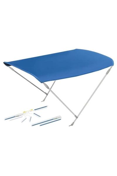 GFN Umbrală de soare pentru barcă, albastră 2A, 130-200cm, lățime 200cm, lungime 180cm, înălțime 110cm