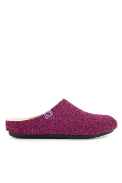 Muya İontas 36900 Anatomical Felt Women's Slippers Fuchsia