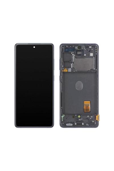 Samsung Display cu Touchscreen Galaxy S20 FE 5G G781 cu Rama Bleumarin Service Pack GH82-24214A