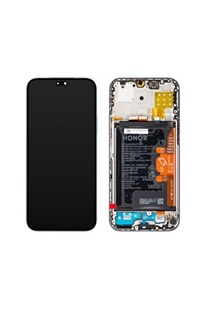 HONOR Display cu Touchscreen X8b cu Rama si Acumulator Argintiu (Titanium Silver) Service Pack 0235