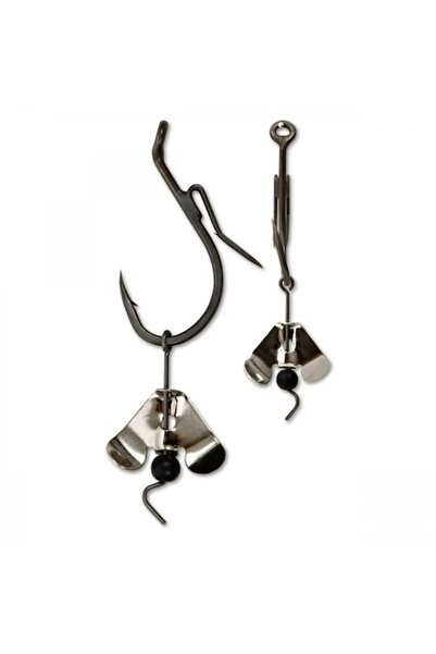 Mimteam Cârlig pentru somn Black Cat Buzzer, argintiu, mărimea 5/0