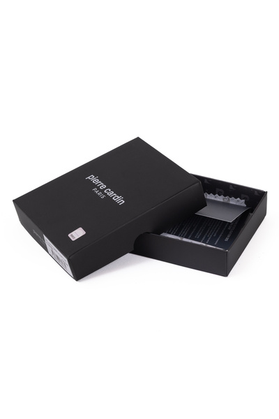 Pierre Cardin Black Unisex Leather Card Holder 1750F2V