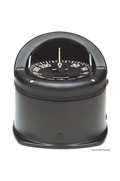 OSCULATI Busolă Helmsman Ritchie de 3 inci, iluminare nocturnă de 12V, cadran...