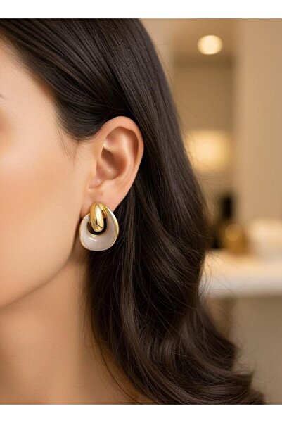 Toka Delisi أقراط كابتشينو من تريند مودرن لاين للنساء