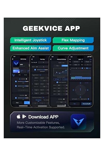 Generic PC Gaming Keyboard & Mouse to Joystick Adapter – Customizable with App, Flex Mapping