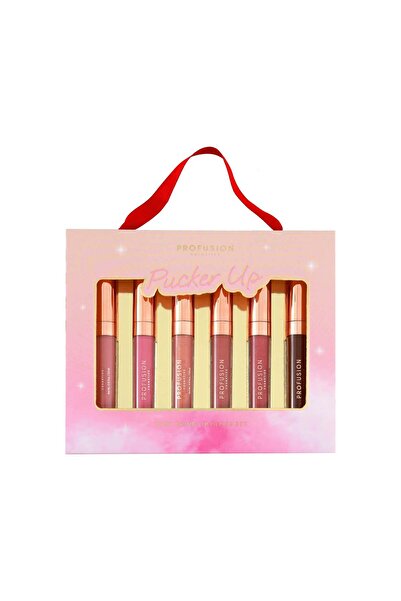 PROFUSION COSMETICS Set of 6 high-shine lip glosses, Pucker Up, Profusion, 6 x 3.5 ml