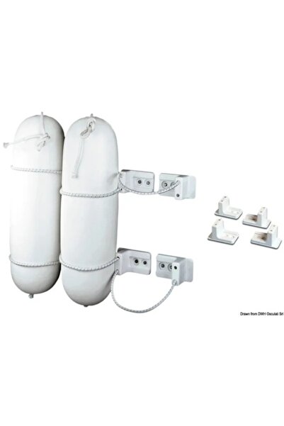 TNG Outdoor Suporturi Bungee Wing – 4 suporturi universale din plastic alb, p...