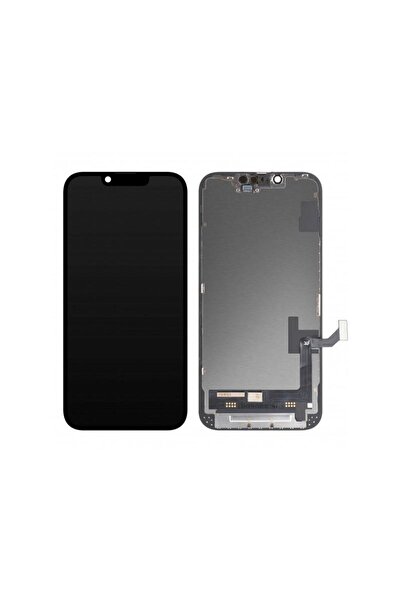 JK Display cu Touchscreen pentru Apple iPhone 14 cu Rama Versiune LCD In-Cell...