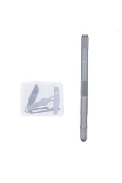 E-ART Bisturiu cu lamă de aluminiu, gri