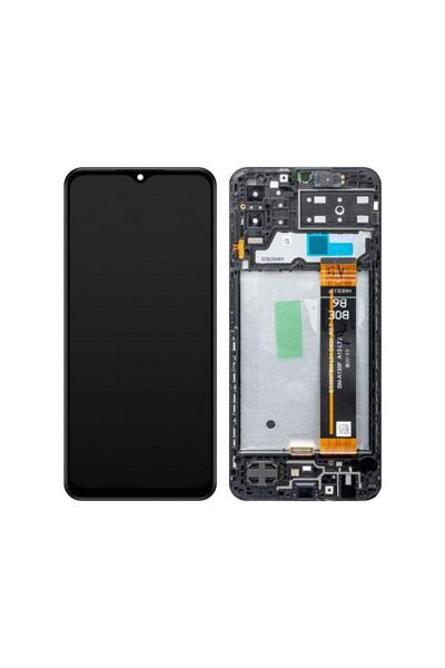 Samsung Display cu Touchscreen Galaxy M13 M135 cu Rama Negru Service Pack GH8...