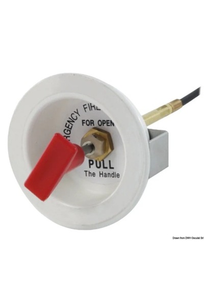 OSCULATI Compartiment pentru opritor de combustibil/stingător, montat îngropa...