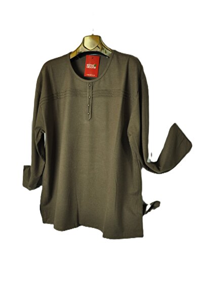 elma abone Large Size Wool Combed Cotton Blouse-Peach