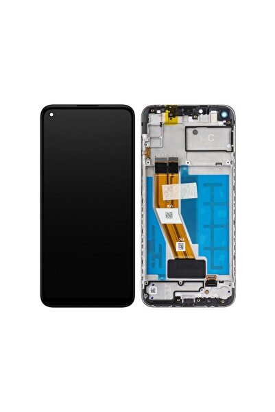 Samsung Display cu Touchscreen Galaxy A11 A115 cu Rama Negru Service Pack GH8...