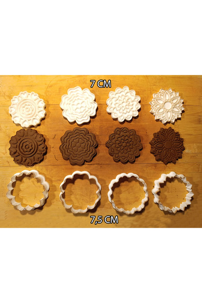 Enbceramic 7 CM KURABİYE SERAMİK POLİMER KİL KALIP