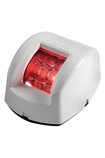 OSCULATI Lumină de navigație roșie cu corp din ABS alb -