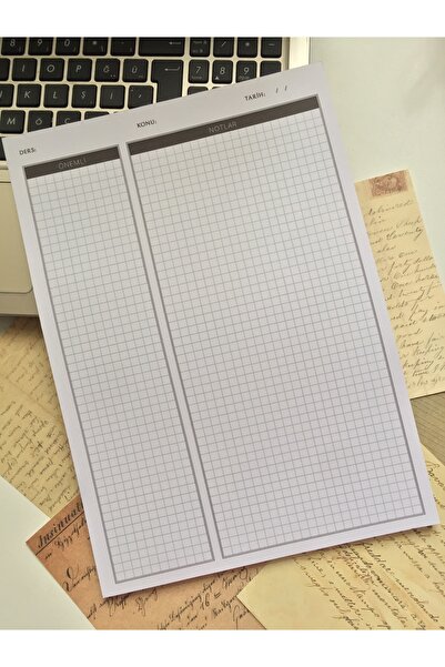 LaCerdaDizayn A4 Notepad, Memopad, Not Defteri