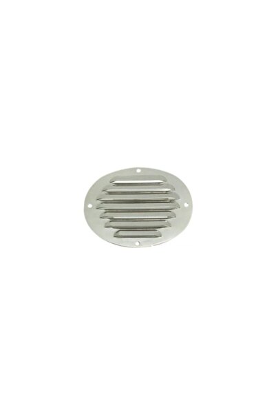 OSCULATI Grilă de aerisire ovală cu jaluzele din oțel inoxidabil lustruit, 11...