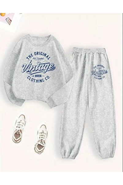 Oceanwear طقم بدلة رياضية نسائية من Alt Top Vintage مطبوع