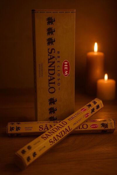 VALENZA STORE Hem Sandal Çubuk Tütsü - Sandal Kokusu (20 Adet)