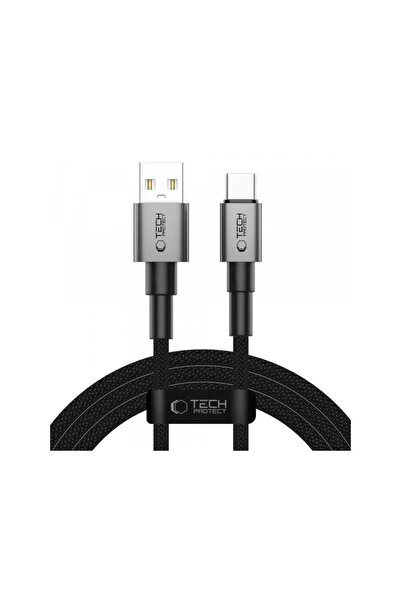 Tech-Protect Cablu Date si Incarcare USB-A - USB-C Ultraboost DNA 15W 2m Gri