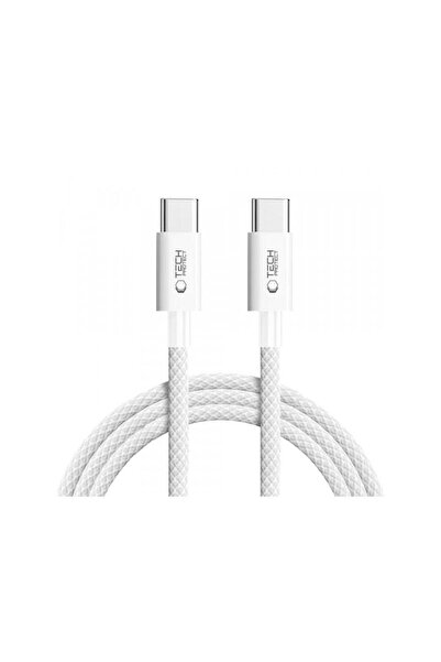 Tech-Protect Cablu Date si Incarcare USB-C - USB-C Ultraboost Lite 60W 2m Argintiu