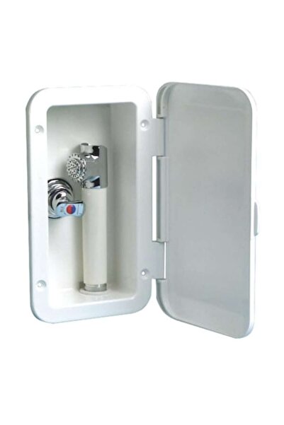 OSCULATI Shower unit with mixer and 2.5 m PVC hose, wall mount,