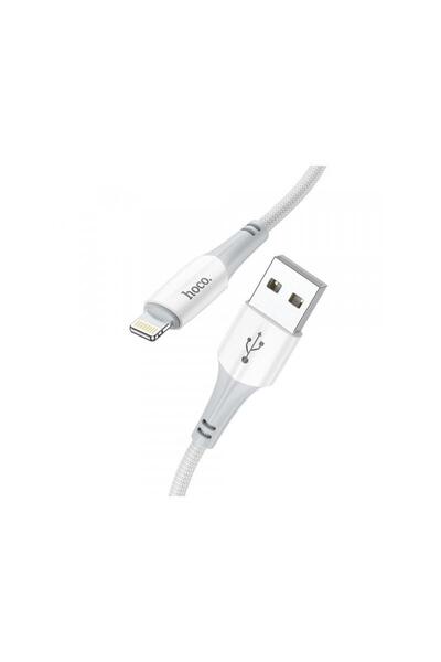 Hoco Cablu Date si Incarcare USB-A - Lightning X70 18W 1m Alb