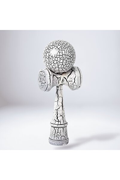 Universul Jucăriilor WHITE KENDAMA – Cracked Silver model