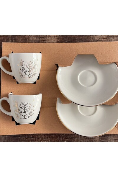 shop طقم أكواب من قطعتين بنمط شجرة من ساريبوجا AWM