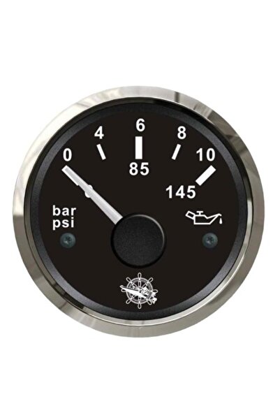 OSCULATI Oil pressure gauge 0/10 bar black/glossy,