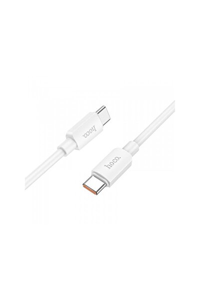 Hoco Cablu Date si Incarcare USB-C - USB-C X96 100W 1m Alb