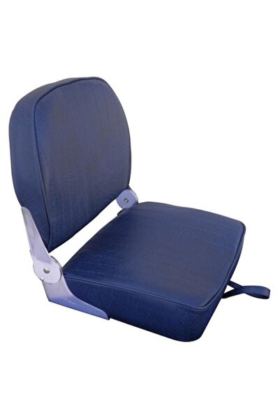 OSCULATI Scaun pliabil cu spătar, vinil bleumarin,