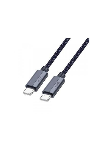 Hoco USB-C Data and Charging Cable - USB-C U134 240W 1.8m Navy Blue