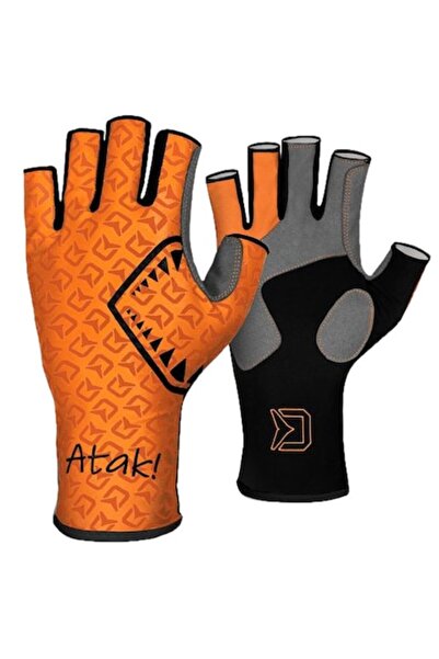 DELPHİN Mănuși de pescuit, portocalii/negre, XL