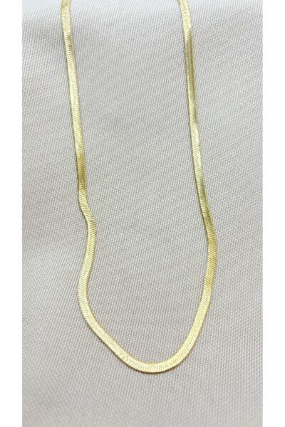 NİSA HOME Italian Scrub Chain Necklace – 316L Stainless Steel, Gold & Silver ...