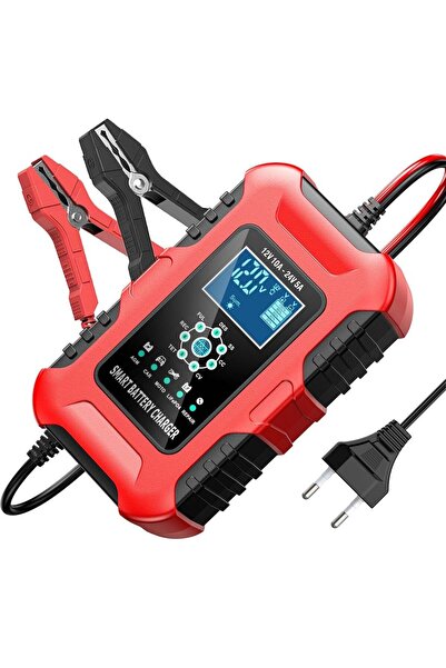 Foxsur Redresor inteligent pentru baterie auto 12V 10A / 24V 5A FBC122410D, î...